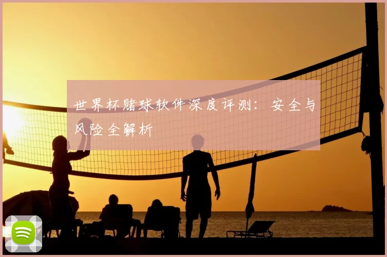 世界杯赌球软件深度评测：安全与风险全解析