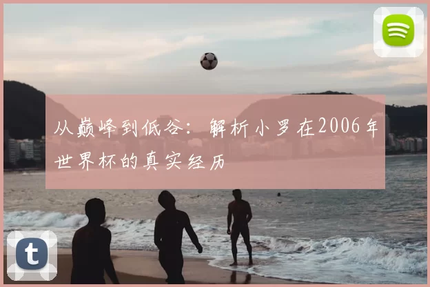 从巅峰到低谷:解析小罗在2006年世界杯的真实经历